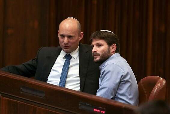 הח"כים סמוטריץ' ובנט, ב-2017 // צילום: אורן בן חקון