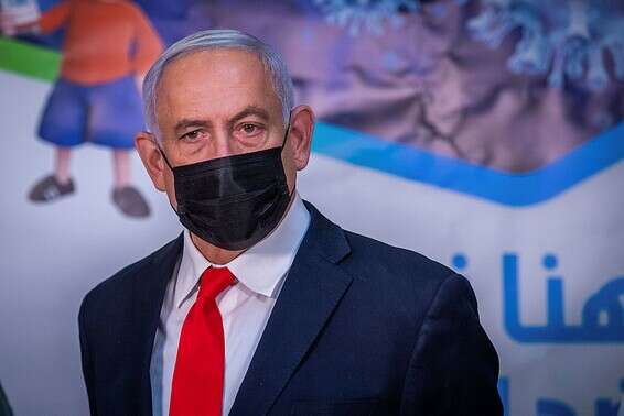 "עוד לא נפטרנו מהמסכות". רה"מ בנימין נתניהו // צילום: אורן בן חקון