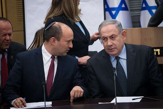 "איש ימין בדיוק כמו נתניהו עצמו". בנט ורה"מ // צילום : יונתן זינדל - פלאש 90