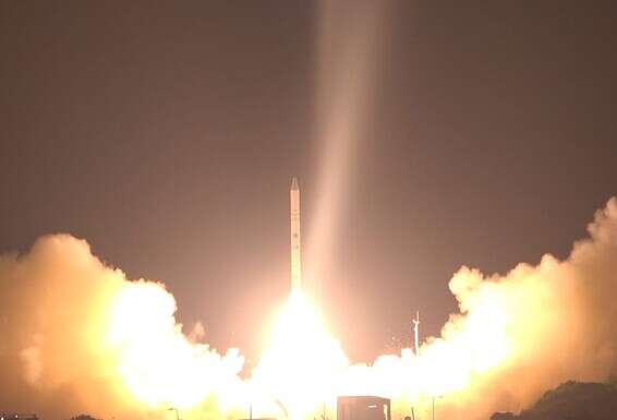 שיגור אופק 16 // צילום: אגף דוברות והסברה, משרד הביטחון