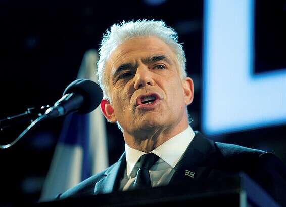 לפיד. ייענה לבקשת יוצאי בלארוס בישראל? // צילום: משה שי