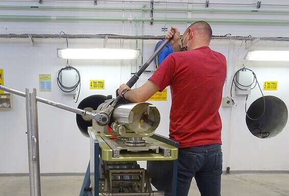 מיירטים של כיפת ברזל בהרכבה // צילום: דוברות רפאל