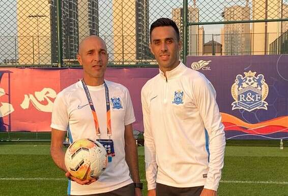 תמיד יחד. עם מאמן הכושר ערן שדו // צילום: מהאלבום הפרטי