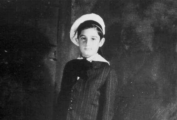 גדל בבית יתומים. בגיל 8 // צילום: משה שי