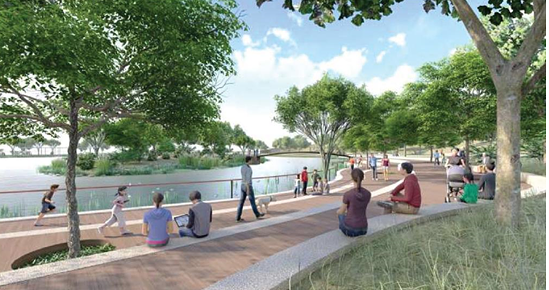 פארק אקו ספורט. // הדמיה: אהרונוסון אדריכלים