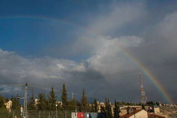 גשמים מצפון ועד צפון הנגב // צילום: אייל מרגולין/ג'יני