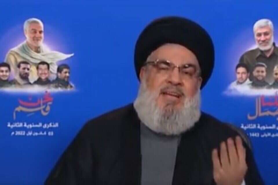 נסראללה. תקף את בן סלמאן , מתוך הנאום באל-מנאר