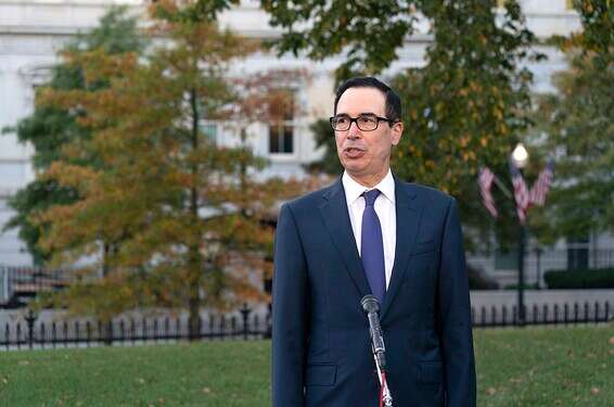 שר האוצר האמריקני, סטיב מנוחין // צילום: אי.פי.אי