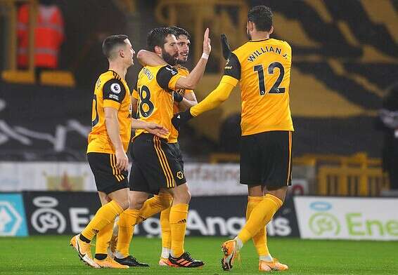 וולבס חוגגת על חשבון ארסנל // צילום: אי-פי