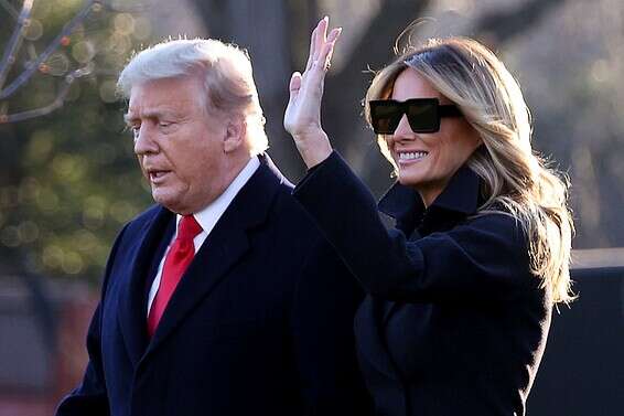 מלניה ודונלד טראמפ // צילום: רויטרס