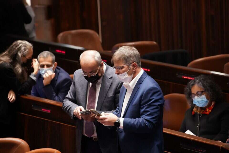 ח"כ קיש וח"כ טיבי , דוברות הכנסת - דני שם טוב