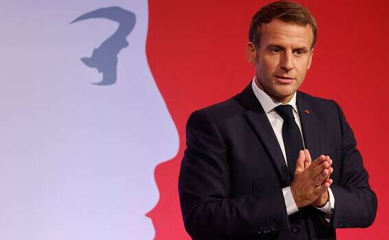 נשיא צרפת עמנואל מקרון // צילום: איי.אף.פי