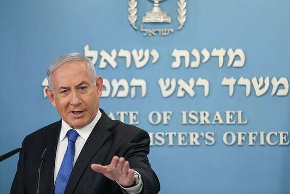 רה"מ נתניהו במסיבת עיתונאים בירושלים, באוגוסט // צילום: איי.פי.