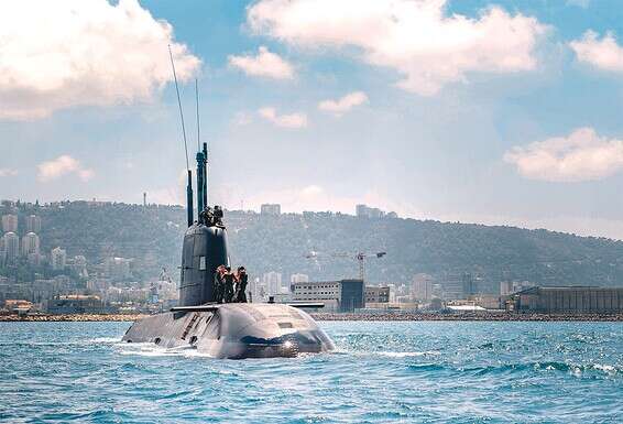 צוללת של חיל הים // צילום ארכיון: כפיר זיו 