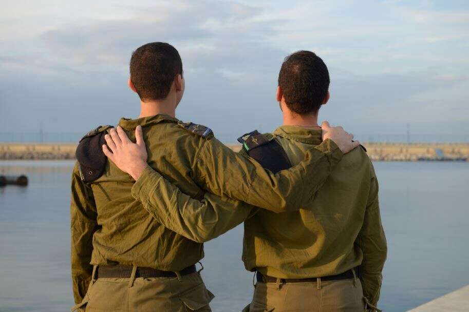 ג' ו-ר' // צילום: דובר צה"ל // ,