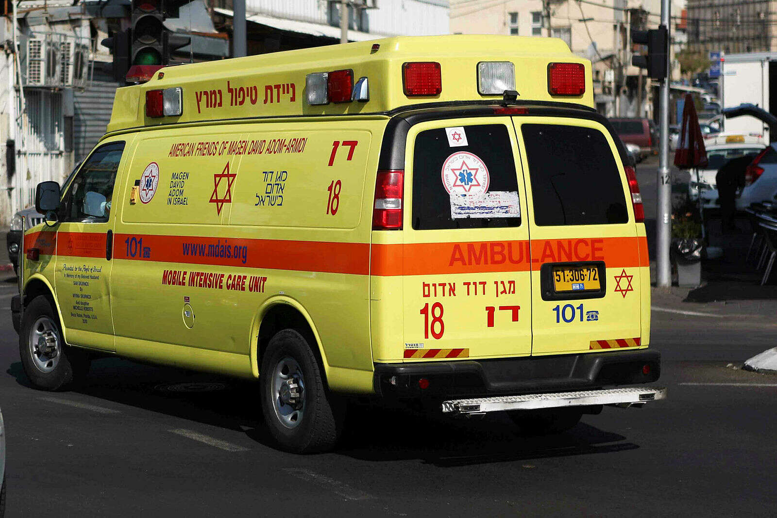 מותו של נהג הרכב נקבע במקום // צילום ארכיון: יהושע יוסף // מותו של נהג הרכב נקבע במקום ,