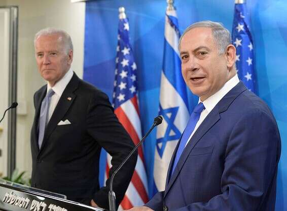 ראש הממשלה נתניהו עם הנשיא האמריקני ביידן במעון רה"מ, ב-2016 // צילום: עמוס בן גרשום, לע"מ