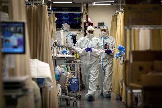 טיפול נמרץ קורונה // צילום: אורן בן חקון