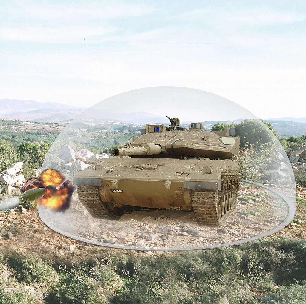 מערכת מעיל רוח // צילום הדמיה: רפאל // מערכת מעיל רוח ,