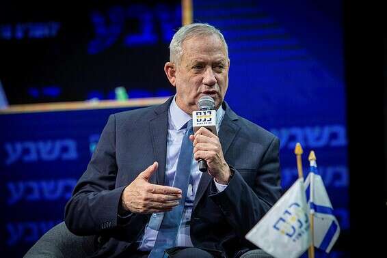 בני גנץ. "אמירתו נוראית" // צילום: אורן בן חקון