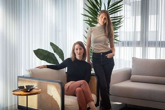  דור ברזילי ורות סיקורסקי, מעצבות פנים, תואר ראשון בעיצוב עם התמחות בעיצוב פנים,HIT //צילום: סיון אברג'יל