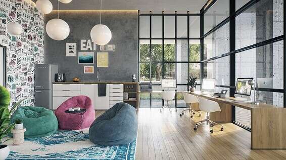 חלל עבודה משותף, אלקטרה מגורים //צילום: יח"צ