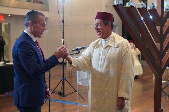 השגריר ארדן והשגריר המרוקני // צילום: עידו סימן טוב - משלחת ישראל לאו"ם