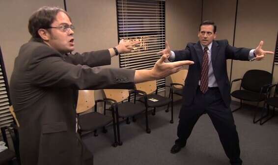 הכי מצחיקה. "המשרד"