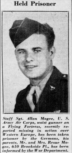 הבשורה על שחרורו של מגי מהשבי הגרמני