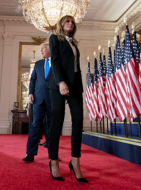 בחירה מרשימה. מלניה // צילום: EPA