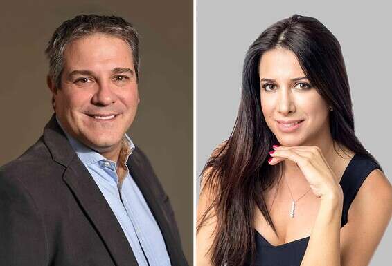 רונית דוידוביץ' (מימין) ואלי זוגלובק // צילום: יחצ