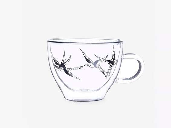 ספל זכוכית גולף קו. // צילום: יח"צ