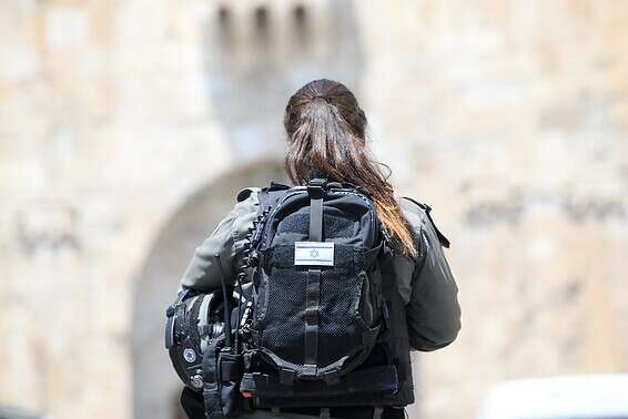 לוחמת מג"ב // צילום: אורן בן חקון