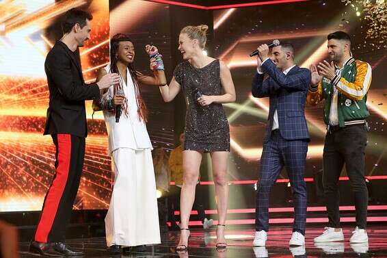 גמר העונה השלישית של "אקס פקטור ישראל", שבו זכתה עדן אלנה// צילום: קוקו