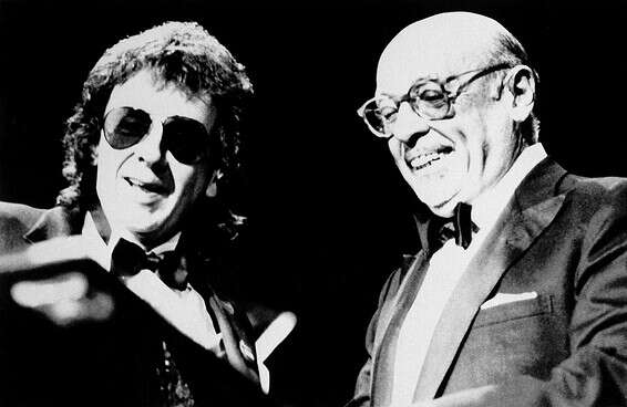 פיל ספקטור (משמאל), 1989 // צילום: אי.פי