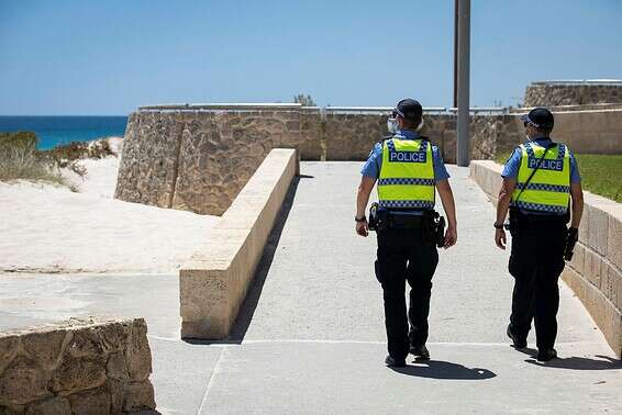 הסגר בעיר פרת' // צילום: GettyImages