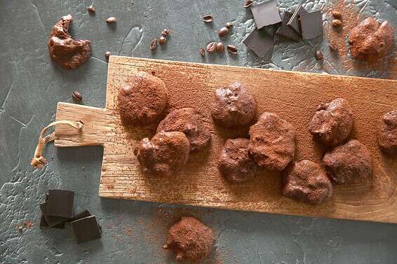 עוגיות פאדג' שוקולד ודבש // צילום: לירון אלמוג