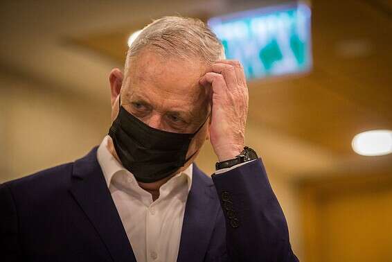 סיים את תפקידו? גנץ // צילום: אורן בן חקון