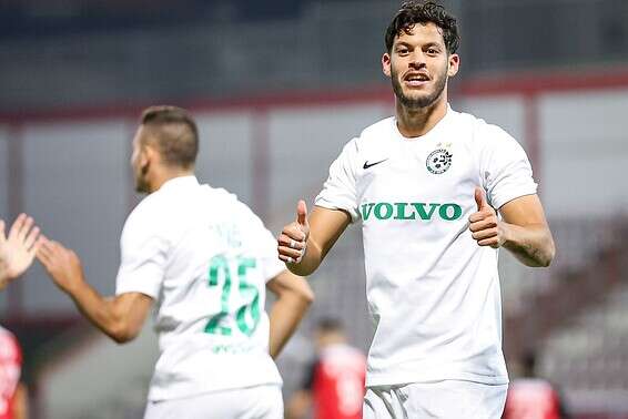 סאן מנחם חוגג כבר בדקה החמישית, הערב // צילום: מאור אלקסלסי