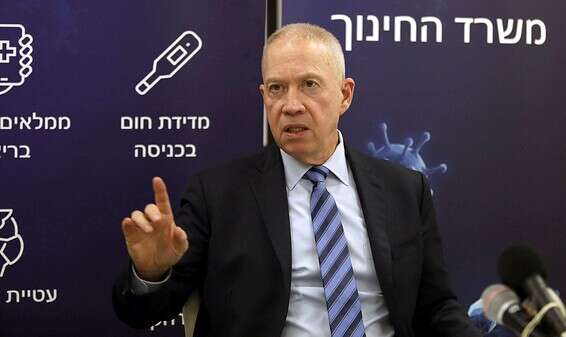 שר החינוך גלנט. "ב-99% מהגנים אין תחלואה" // צילום: גדעון מרקוביץ'