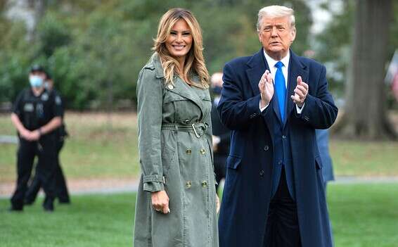 טראמפ בדרכו לעצרת בפנסילבניה // צילום: איי.אף.פי