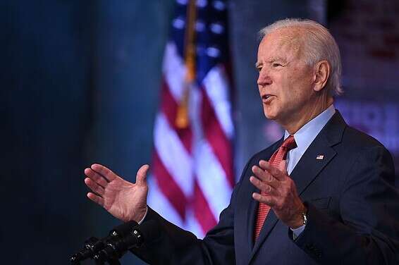 ביידן מדבר על המשבר הבריאותי בווילמינגטון, דלאוור // צילום: איי.אף.פי