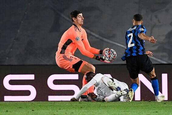 קורטואה לא נותן לאינטר להבקיע // צילום: אי-פי