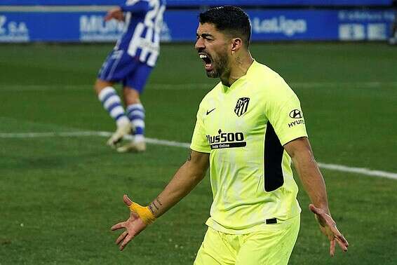 סוארס. שער ניצחון // צילום: AFP