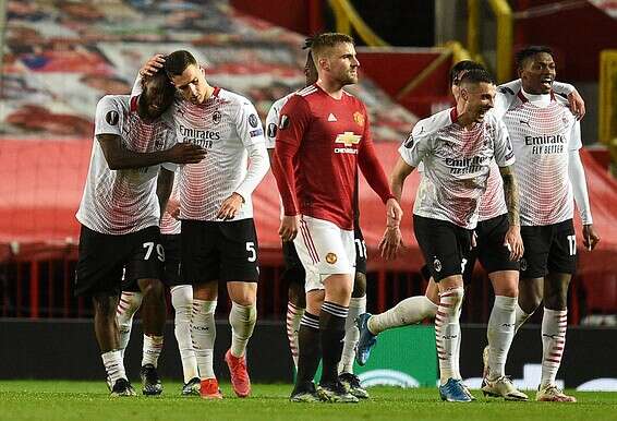 מילאן חוגגת בתוספת הזמן // צילום: רויטרס