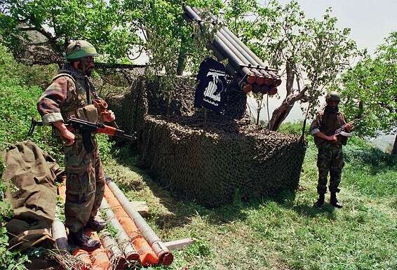 פעילי חיזבאללה בלבנון // צילום: איי.פי.