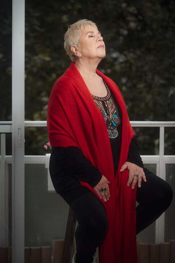 "אני אוהבת שקט. תמיד אהבתי". דיין. // צילום: פיני סילוק