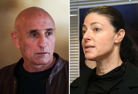 מיכאלי ושלח. לא ירוצו יחד // צילומים: גדעון מרקוביץ' ואורן בן חקון