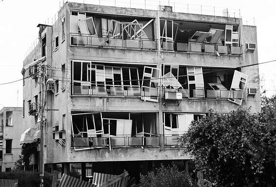 הרס ברמת גן // צילום: גדעון מרקוביץ'