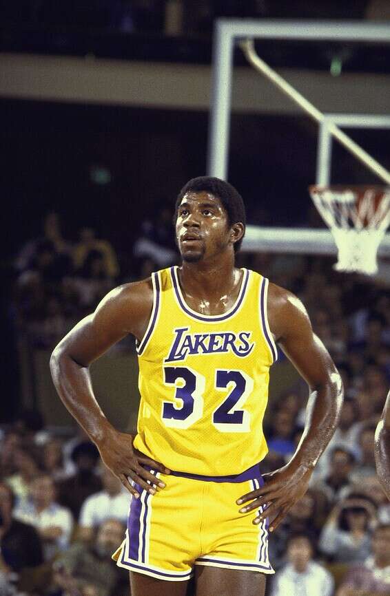 מג'יק ג'ונסון בשנות ה-80. כבר קשה לחכות // צילום: אי-פי